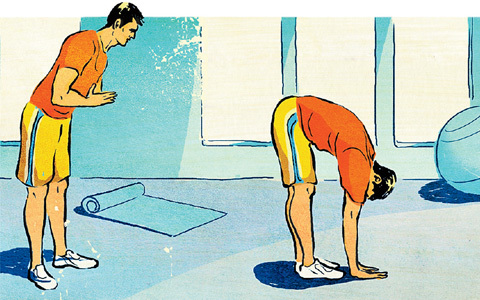 Hamstringstretch för alla baklårsmuskler