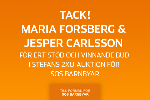 Ett stort SOS-tack till Maria och Jesper