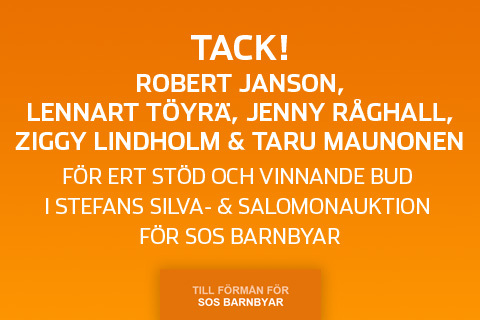 Ett stort SOS-tack för Salomon och Silva