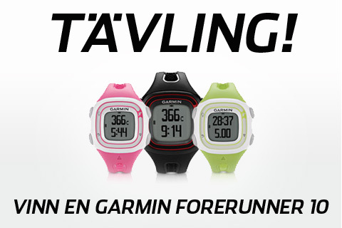 Tävla och vinn en Garmin Forerunner 10