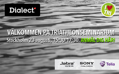Inspiration inför Vattenfall World Triathlon Stockholm