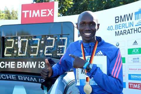 Kipsang slog världsrekordet i Berlin
