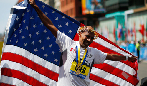 Otippad amerikansk vinst i Boston