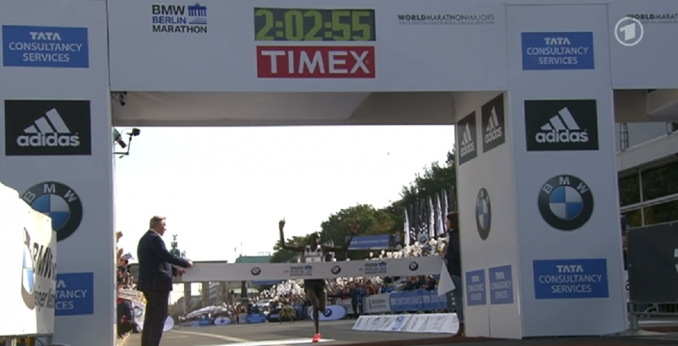 Världsrekord av Kimetto i Berlin Marathon