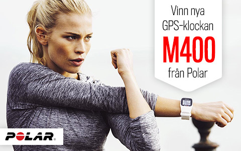 Vinn Polars helt nya GPS-klocka M400