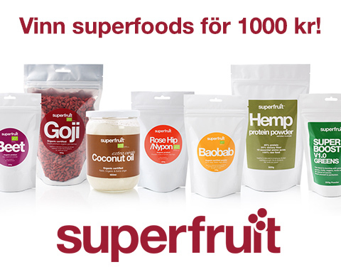Vann du superfoods för 1 000 kronor från Superfruit?