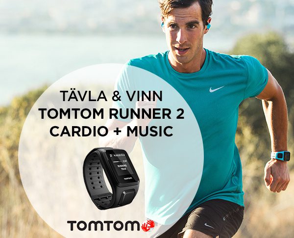 Vinn och bli testpilot för löparklockan Runner 2 Cardio + Music från TomTom