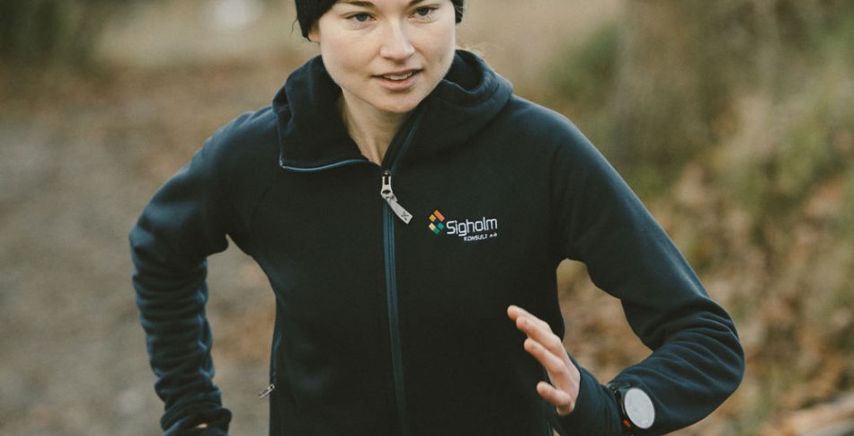 Lisa Ring under VM-kvaltiden på maran