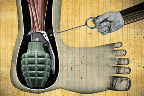 Löparens skador: Hälseneinflammation