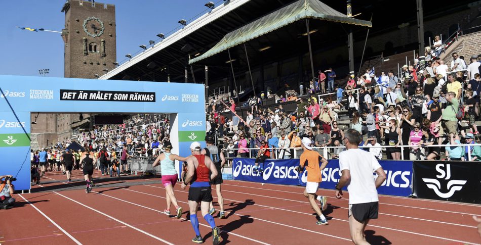 Nya bansträckningen för Stockholm Marathon i mål
