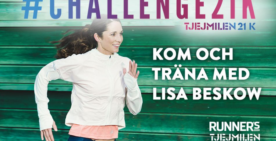 Kom och träna med #Challenge21K och Lisa Beskow!