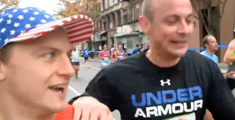 Jojje och Petter springer N.Y Marathon!