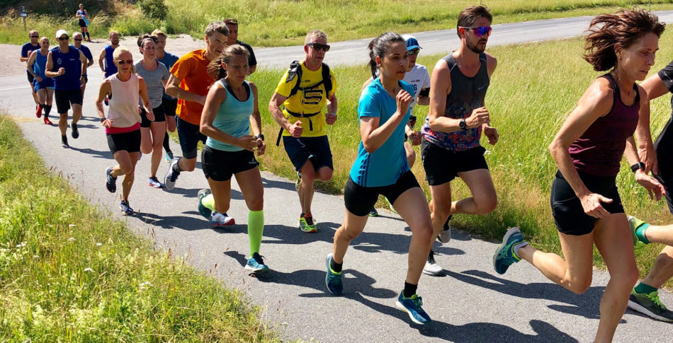 Sprintbacke och intervaller i We Who Run Club