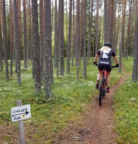 Mountainbiketuristande!