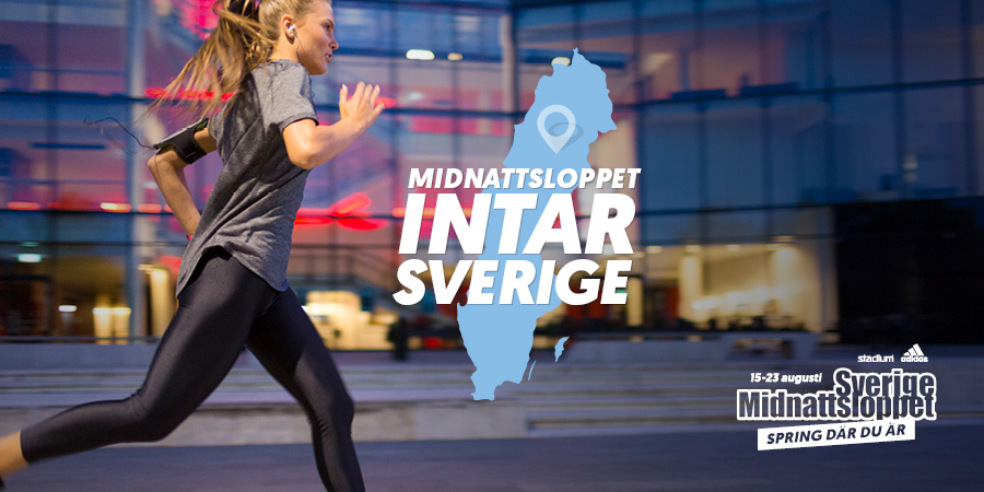 Midnattsloppet – nu i hela Sverige.